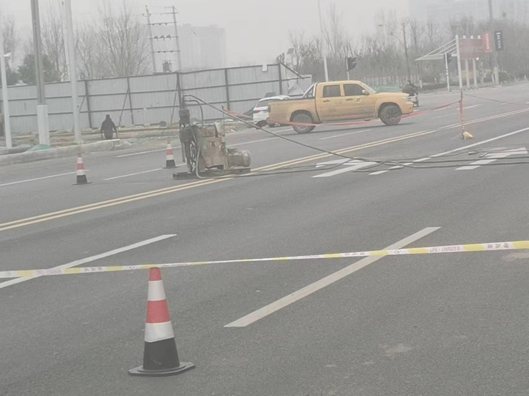 鞍山公路路基沉陷注浆